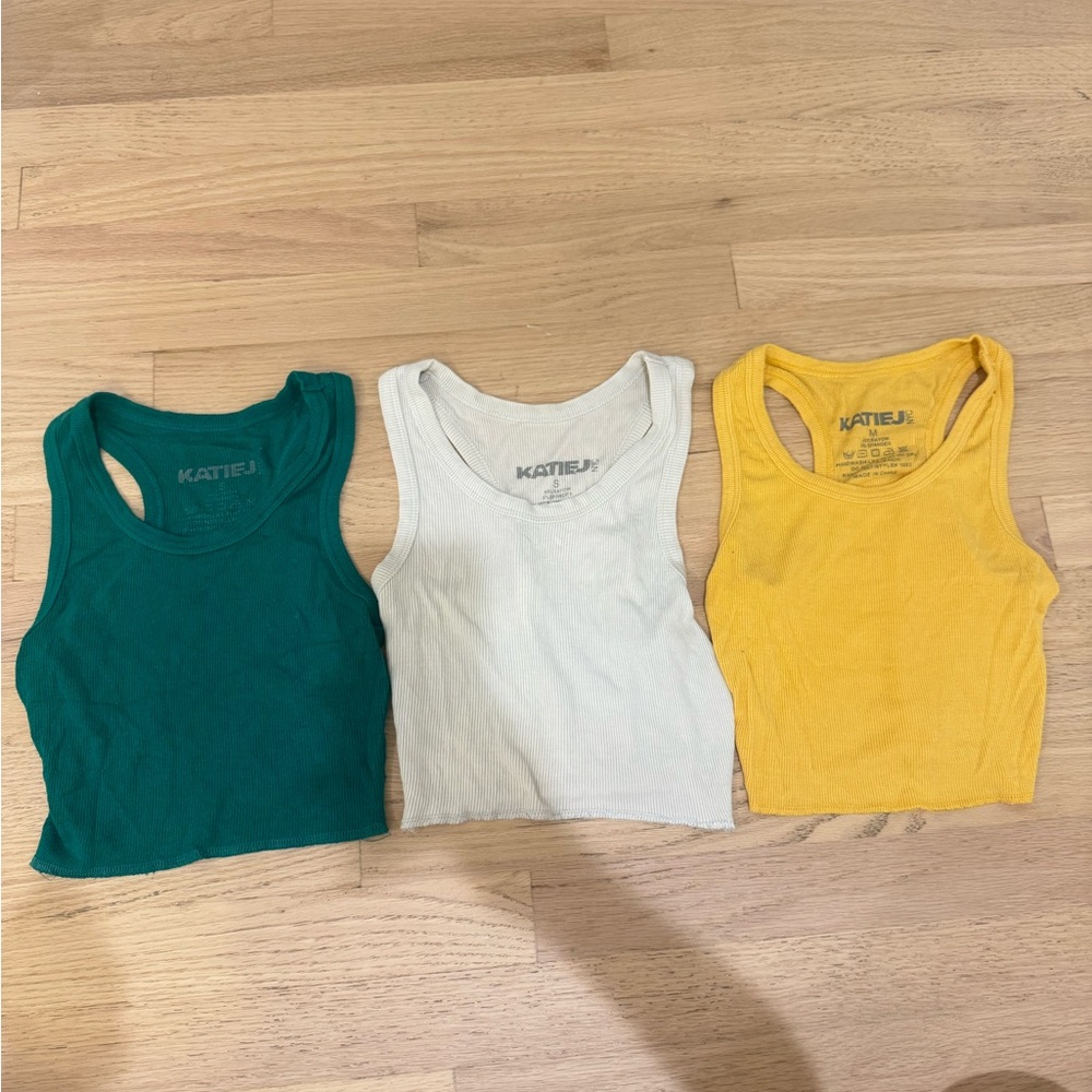3 KATIE J NYC tank tops!